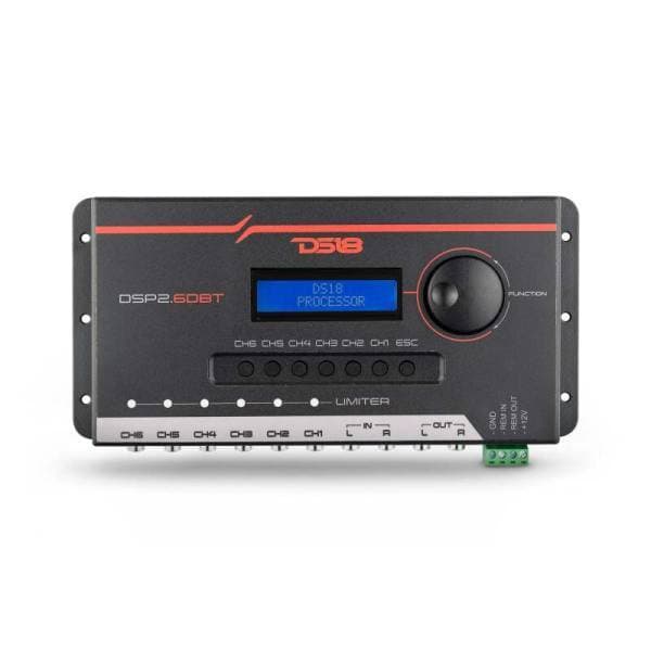 DS18 2-Channel In and 6-Channel Out Dual Signal Processor LCD Screen Bluetooth