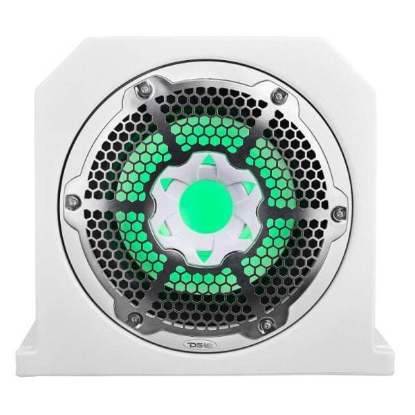 DS18 Subwoofer & Enclosure Dual 10in 350 Watts RMS 4 ohm NXL-10SUB/WH Included White