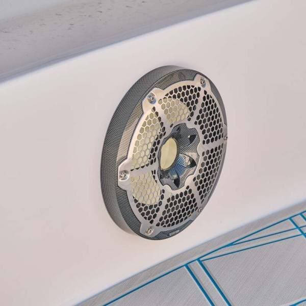 DS18 Subwoofer & Enclosure 10in 300 Watts RMS 4 ohm SVC White