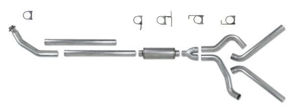 Diamond Eye KIT 4in Turbo Back DUAL SS: 94-02 DODGE CUMMINS 5.9L