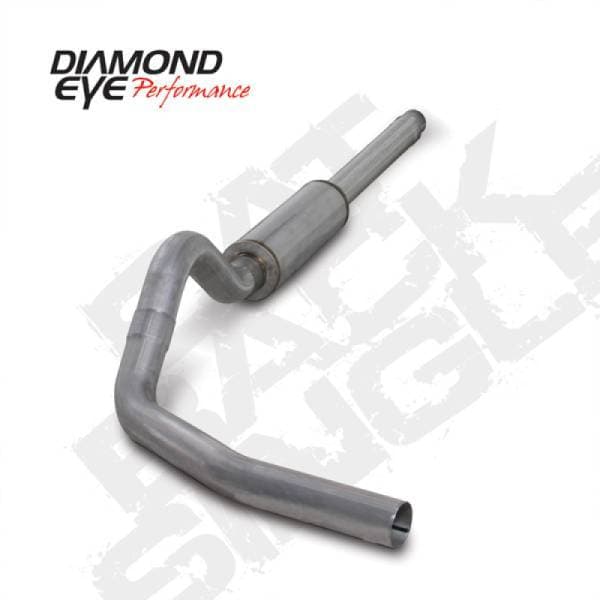 Diamond Eye KIT 4in Catback Single AL: 94-97 FORD 7.3L F250/F350 PWRSTROKE