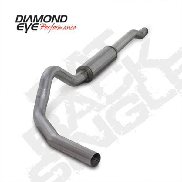 Diamond Eye KIT 4in Catback Single AL: 03-07 FORD 6.0L F250/F350