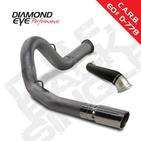 Diamond Eye KIT 5in DPF-BACK Single w/ TDP SS 07.5-10 Chevy/GMC 6.6L Duramax 2500/3500