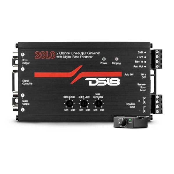DS18 2-Channel Line Output Converter Digital Bass Enhancer For More Low End Boost