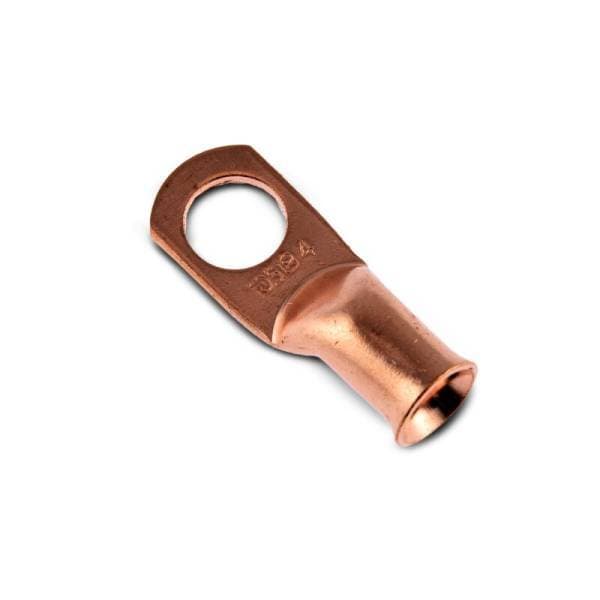DS18 4-GA Copper Ring Terminals Pack of 10