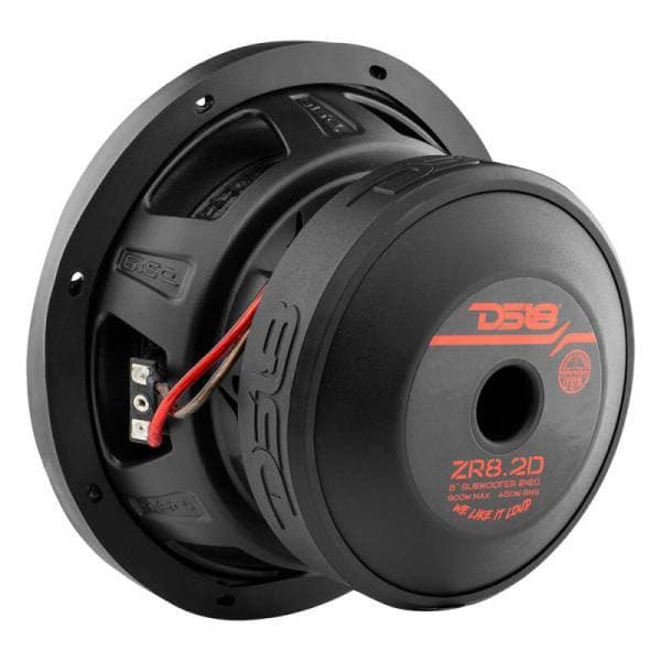 DS18 8in 450 Watts RMS 2 ohm DVC ZR Subwoofer