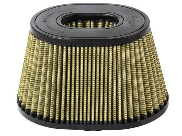 aFe Magnum FORCE Intake Rplcmnt Air Filter 3-1/4IN F x (9x6-1/2)IN B x (6-3/4x5-1/2)IN T x 5-3/8IN H