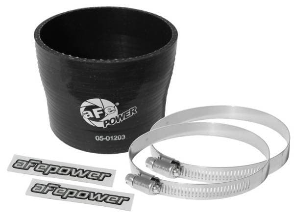 aFe Magnum FORCE Intake Coupling Kit (3-3/4 IN ID to 3-1/2 IN ID x 3 IN L) Straight Black