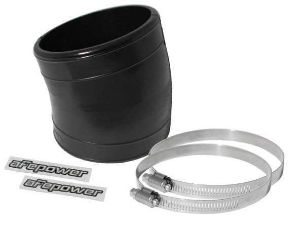 aFe Magnum FORCE Intake Coupling Kit (3-1/2 IN ID x 3 IN L x 15 Deg.) Elbow Coupler - Black