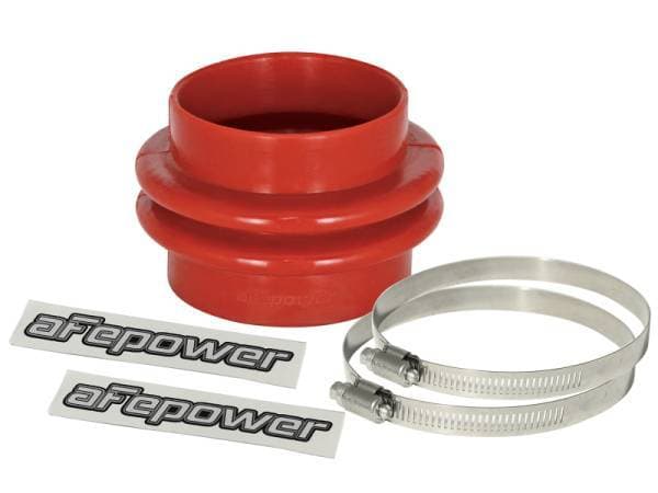 aFe Magnum FORCE Intake Coupling Kit (3-1/8 IN ID to 3 IN ID x 2-3/4 IN L) Straight Coupler - Red