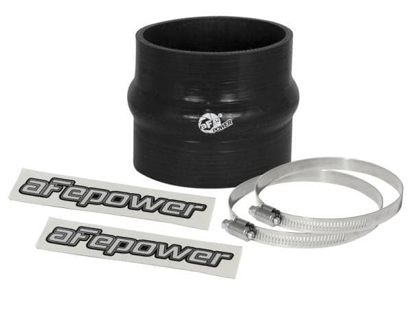 aFe Magnum FORCE Intake Coupling Kit (3-1/4IN ID to 3-1/8IN ID x 3IN L)Straight Coupler w Hump Black