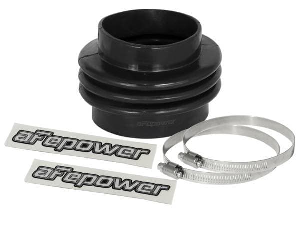 aFe Magnum FORCE Intake Coupling Kit (3-1/2 IN ID to 4 IN ID x3-1/2 IN L) Straight Bellow- Black