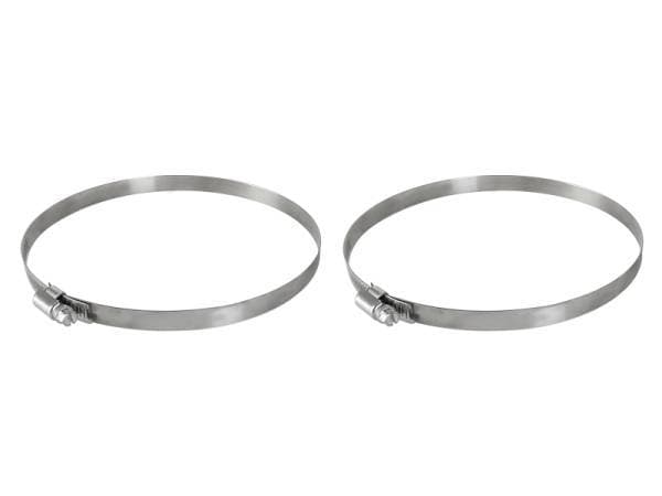 aFe Magnum FORCE Worm Gear Hose Clamps - 4-1/8in to 7in ID (Pair)