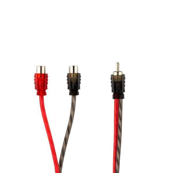 DS18 Level 1 RCA Wire Y Connector 1 Male to 2 Female