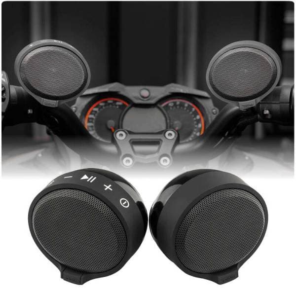 DS18 2.5in Handlebar Mount Speakers Full-Range Amplified Class D USB Port Water Resistant
