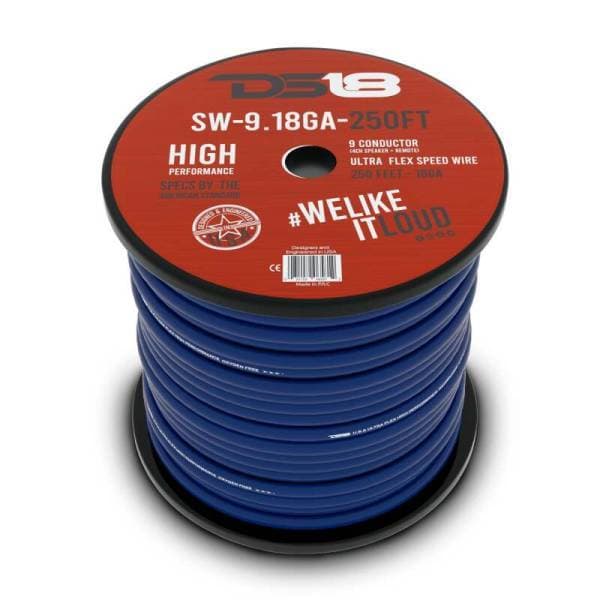 DS18 Speed Speaker Wire 9 x 18-GA 250-Feet