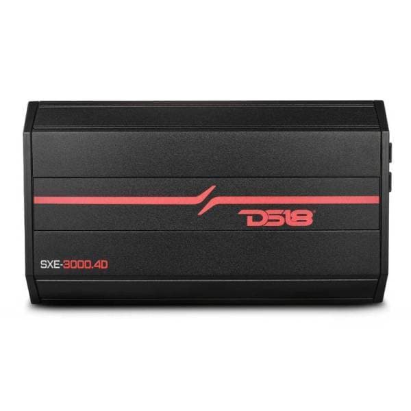 DS18 4-Channel SXE Amplifier Class D 2x 500/4ohm Bridge 4 x 320/2ohm 4 x 200/4ohm Watts RMS- Black