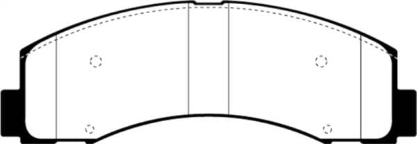 EBC 2018+ Ford F-150 2.7L Twin Turbo (2WD) Extra Duty Front Brake Pads