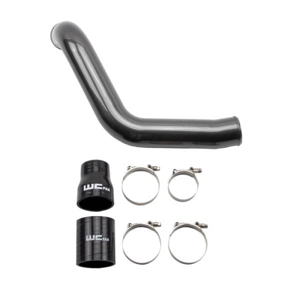 Wehrli 04.5-05 Chevrolet LLY Duramax Passenger Side 3in Intercooler Pipe - Kiwi Green