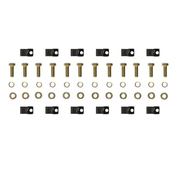 Westin 2014-2018 Chevy Silverado 1500 Dbl/Crew Cab Premier Oval Nerf Step Bar Mount Kit - Black