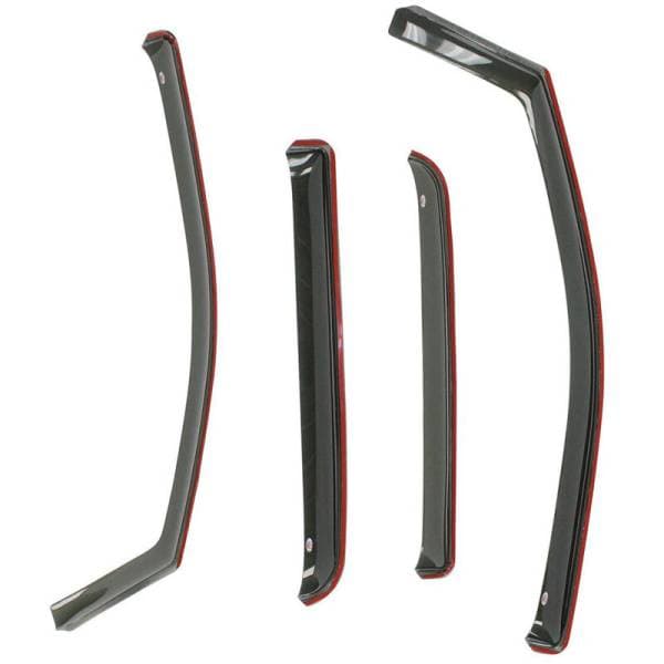 Westin 2009-2018 Dodge/Ram Crew Cab/Mega Cab Wade In-Channel Wind Deflector 4pc - Smoke