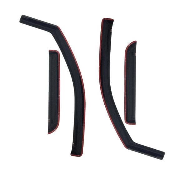 Westin 2002-2008 Dodge Ram Quad Cab (4 DR) Wade In-Channel Wind Deflector 4pc - Smoke