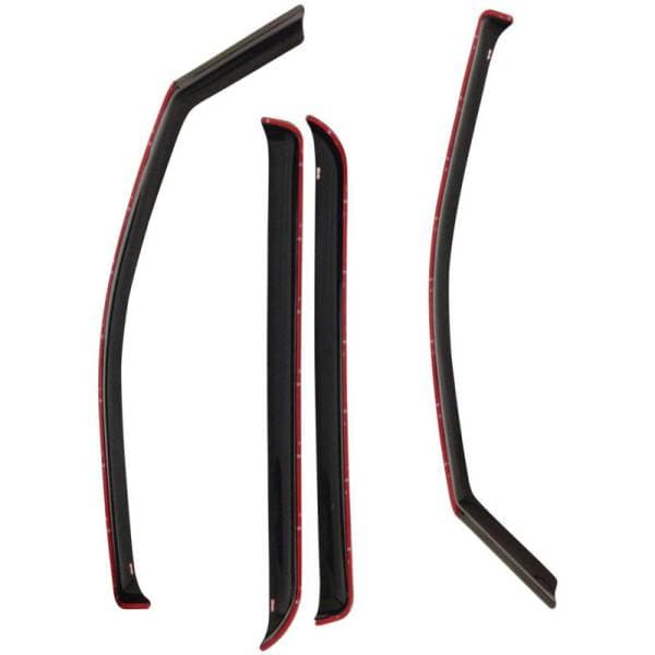 Westin 02-06 Cadillac/Chevy/GMC Escalade ESV/EXT/Avalanche Wade In-Channel Wind Deflector 4pc -Smoke