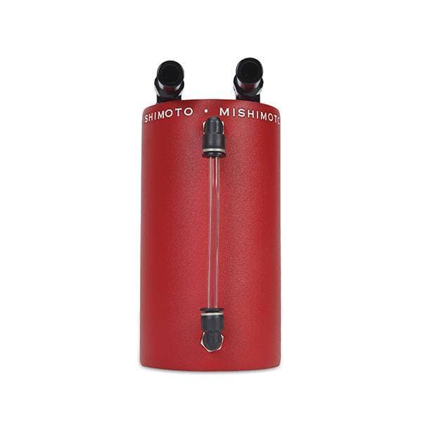 Mishimoto Large Aluminum Oil Catch Can - Wrinkle Red