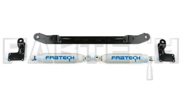 Fabtech 05-21 Ford F250/350 4WD Dual Performance Steering Stabilizer - Opposing Style