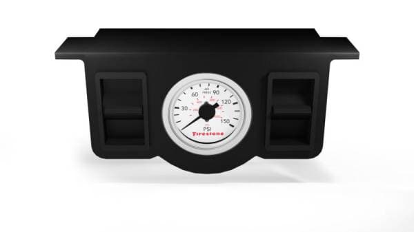 Firestone Pneumatic Dual Pressure Gauge - White Plastic (WR17602574)