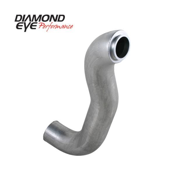 Diamond Eye Downpipe 4in AL: 89-93 5.9L DODGE MACHINED EF