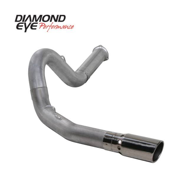 Diamond Eye KIT 5in DPF-BACK Single AL 07.5-08 CHEVY 6 6L 2500/3500 BPCKGD BX46X14X14OD EL-PL
