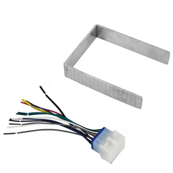 DS18 3in Color TFT Screen 2 Zones 4 volts Output BT RDS 4 x 50 Watts Silicone Cover Headunit MRX100