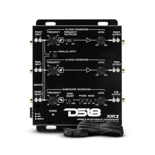 DS18 3-Way Active Crossover Sub-Level Control