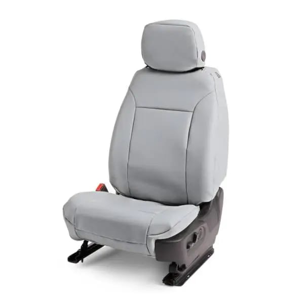 Covercraft 07-13 Chevrolet Avalanche/ Leatherette PrecisionFitFront Row Seat Covers - Lt Grey thumbnail 7