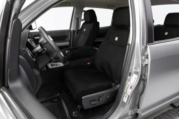 Covercraft 14-18 Chevrolet Silverado/GMC Carhartt Super Dux PrecisionFitFront Row Seat Covers - Blk
