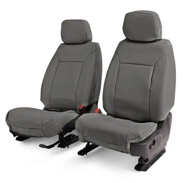 Covercraft 15-22 Chevrolet Colorado/GMC Leatherette PrecisionFitFront Row Seat Covers - Stone thumbnail 4