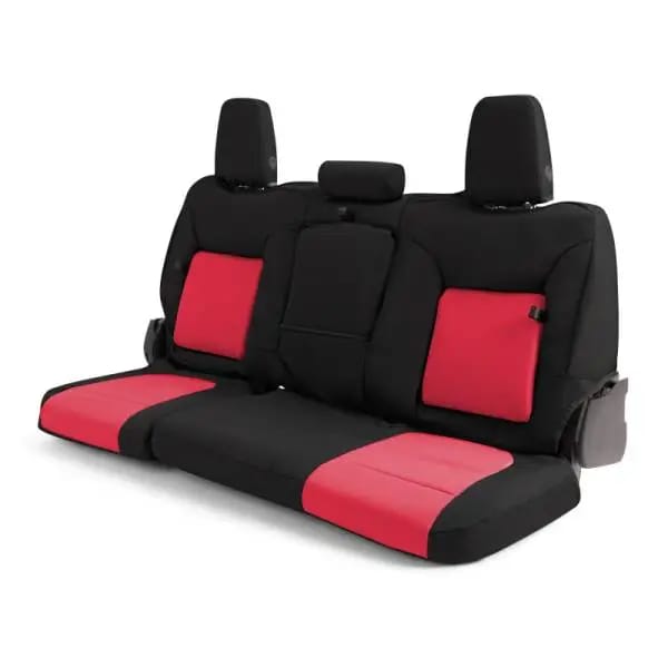 Covercraft 21-24 Chevrolet Tahoe/Suburban/ Endura PrecisionFitSecond Row Seat Covers - Red/Blk thumbnail 6