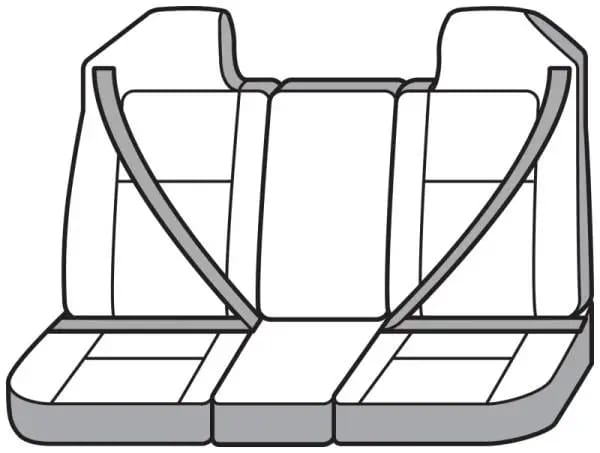 Covercraft 99-02 Dodge Ram Carhartt Super Dux PrecisionFit Custom Front Row Seat Covers - Black thumbnail 9