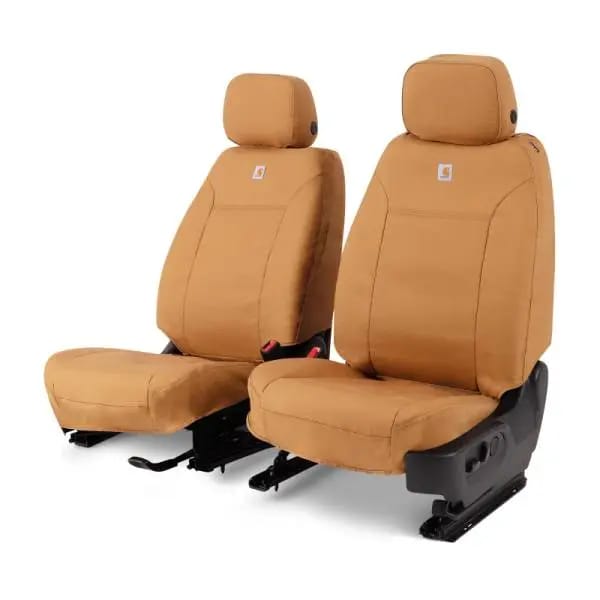 Covercraft 00-02 Chevrolet Avalanche Carhartt PrecisionFit Custom Front Row Seat Covers - Brown thumbnail 5