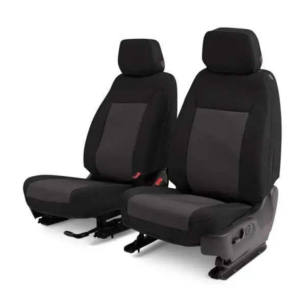 Covercraft 11-18 Dodge Ram Endura PrecisionFit Custom Second Row Seat Covers - Black/Charcoal thumbnail 4