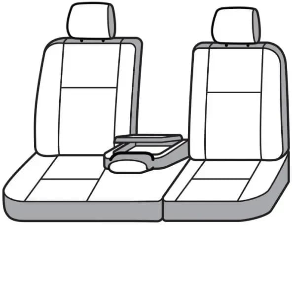 Covercraft 19-24 Dodge Ram 1500 Carhartt PrecisionFit Custom Second Row Seat Covers - Brown thumbnail 10