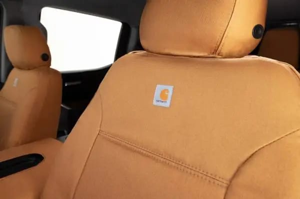 Covercraft 00-07 Ford F-250 Carhartt PrecisionFit Custom Second Row Seat Covers - Brown thumbnail 4