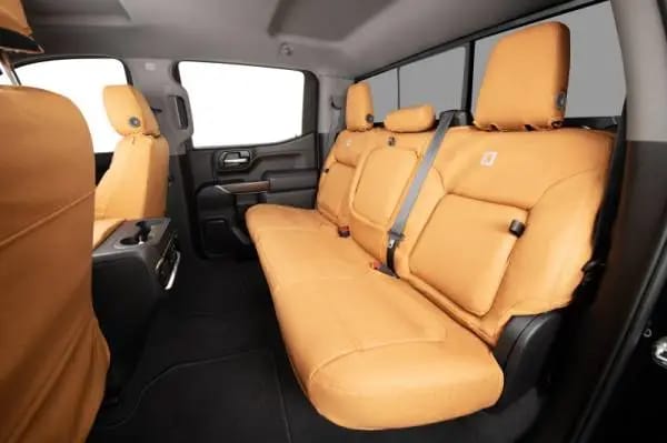 Covercraft 00-07 Ford F-250 Carhartt PrecisionFit Custom Second Row Seat Covers - Brown thumbnail 6