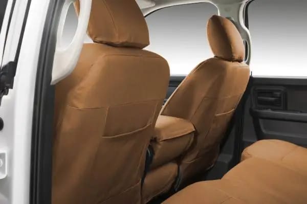 Covercraft 00-07 Ford F-250 Carhartt PrecisionFit Custom Second Row Seat Covers - Brown thumbnail 7