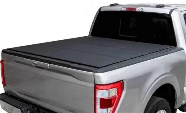 Access LOMAX Pro Series Tri-Fold Cover 17-19 Ford Super Duty F-250 6ft 8in Bed Blk Diamond Mist thumbnail 4