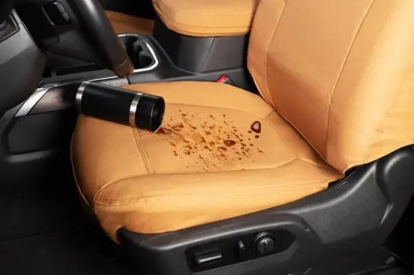 Covercraft 08-10 Ford F250 Carhartt PrecisionFit Custom Front Row Seat Covers - Brown thumbnail 8