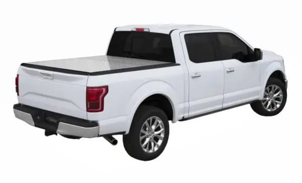 Access LOMAX Pro Series Tri-Fold Cover 17-19 Ford Super Duty F-250 6ft 8in Bed Blk Diamond Mist thumbnail 2