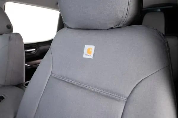 Covercraft 15-24 Ford Transit Carhartt PrecisionFit Custom Front Row Seat Covers - Gravel thumbnail 3