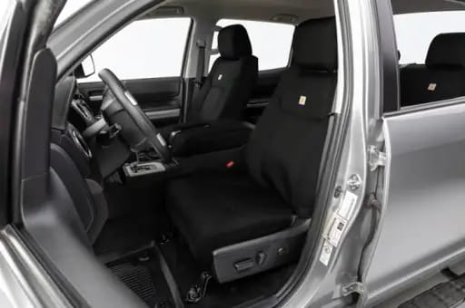 Covercraft 21-24 Ford F150 Carhartt Super Dux PrecisionFit Custom Front Row Seat Covers - Black